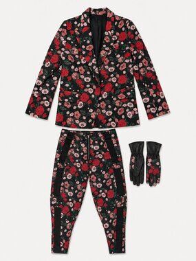 Malloni Van Gogh Floral 3 Piece Suit Set IT 40